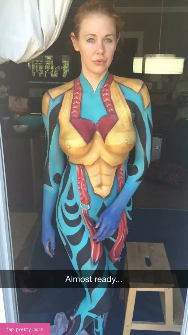 Body Painted Celebs. - Photo #96